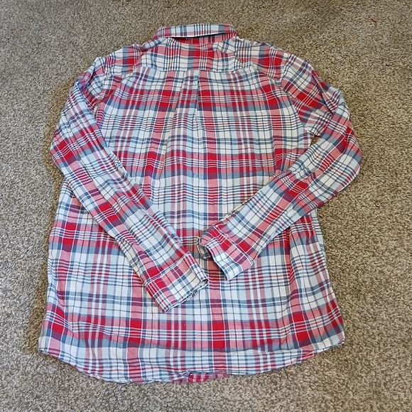 Vineyard Vines by Shep & Ian Casual Button Down Whale Shirt Boys Size Large (16) - Picture 2 of 4